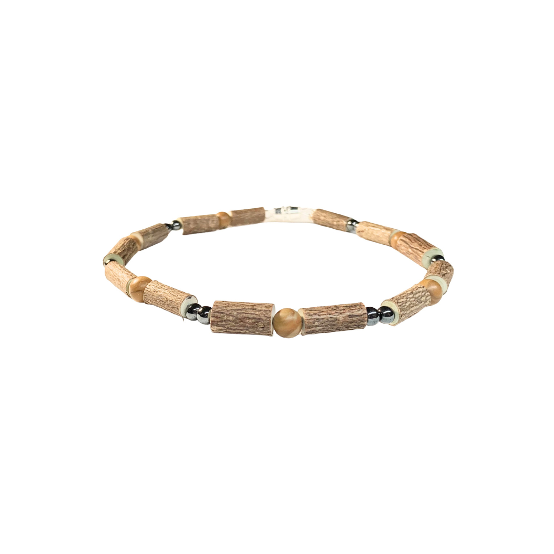 Hazelwood & Picture Jasper Necklace: 11"