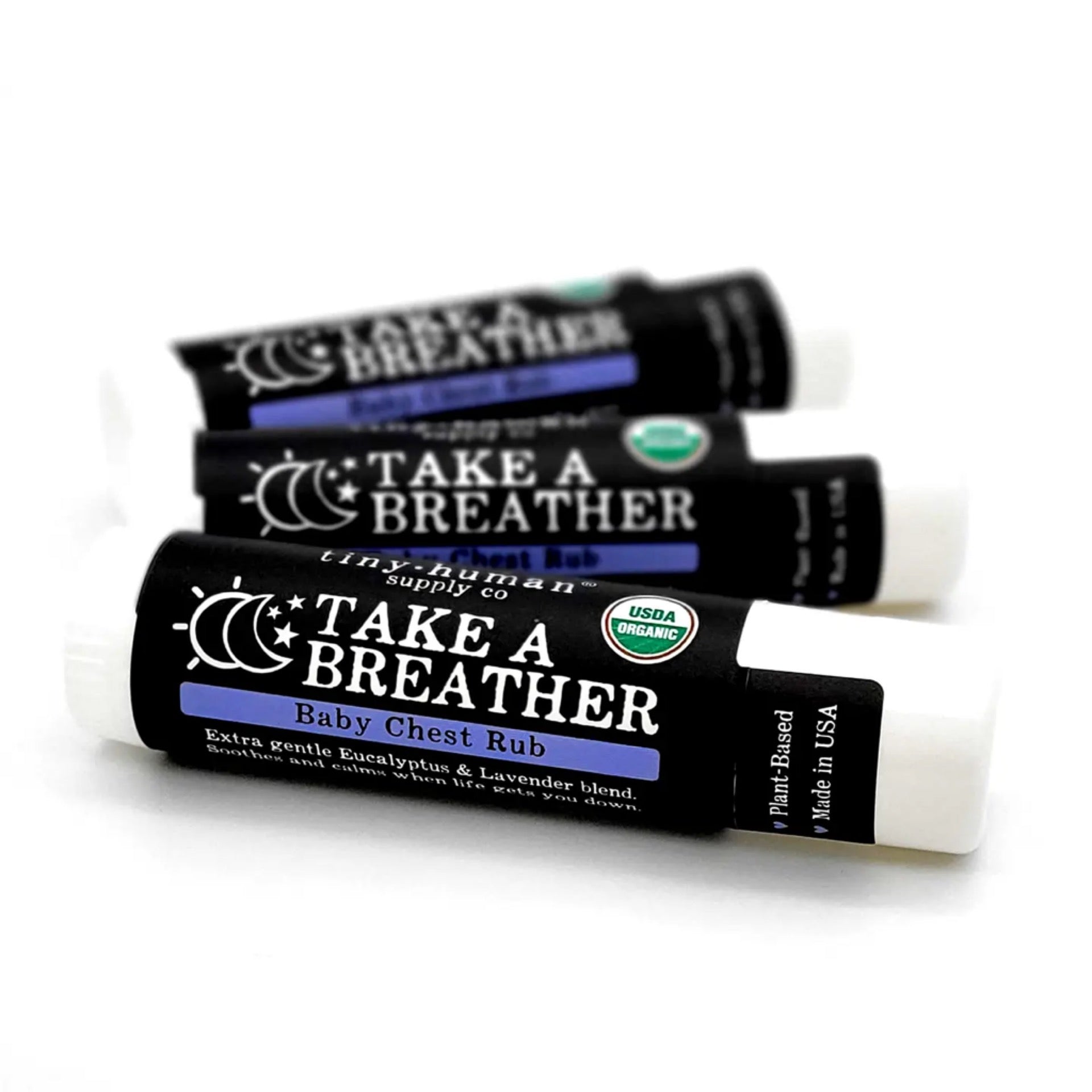 Tiny Human Take a Breather Organic Baby Chest Rub Stick