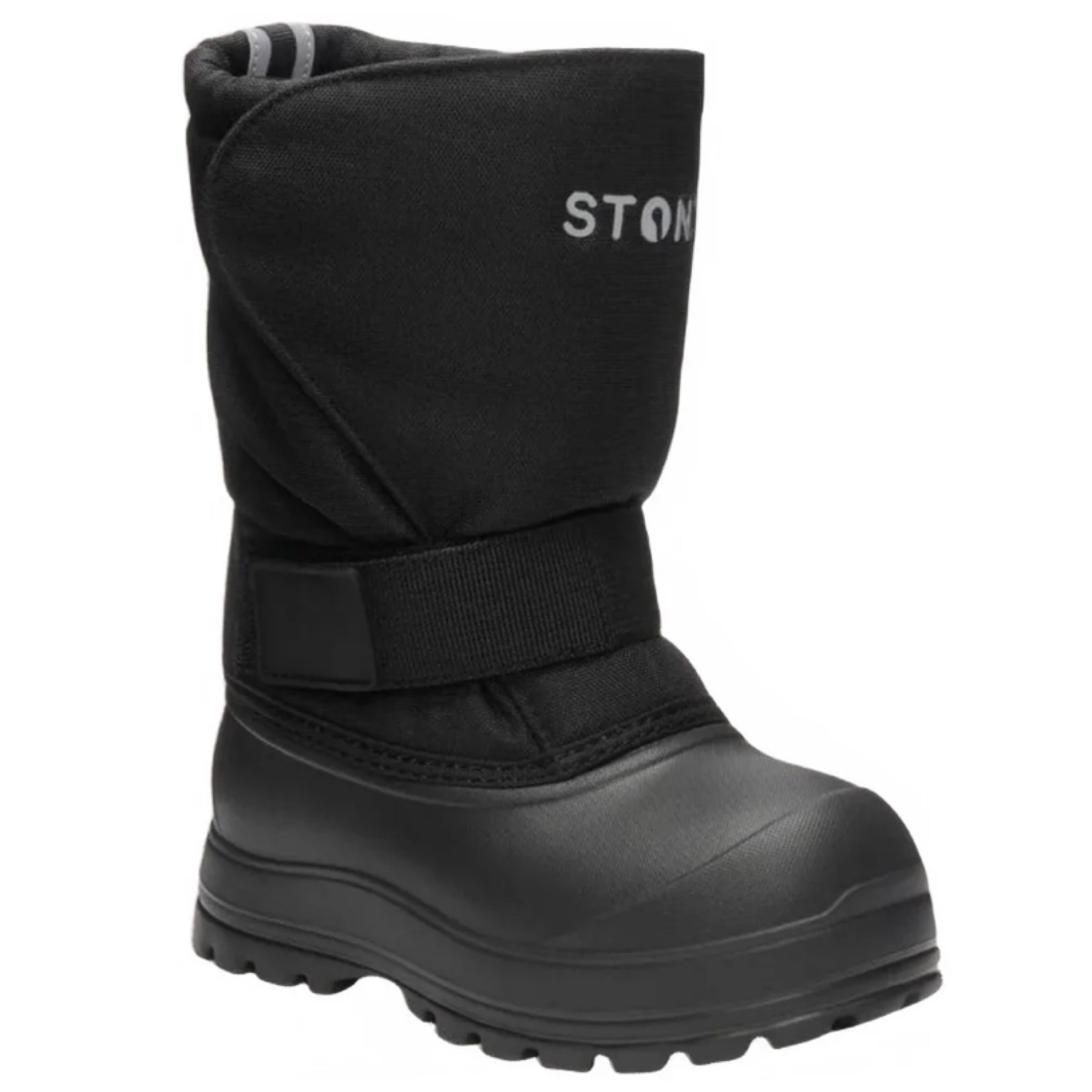 Stonz Black Trek Kids Winter Boots