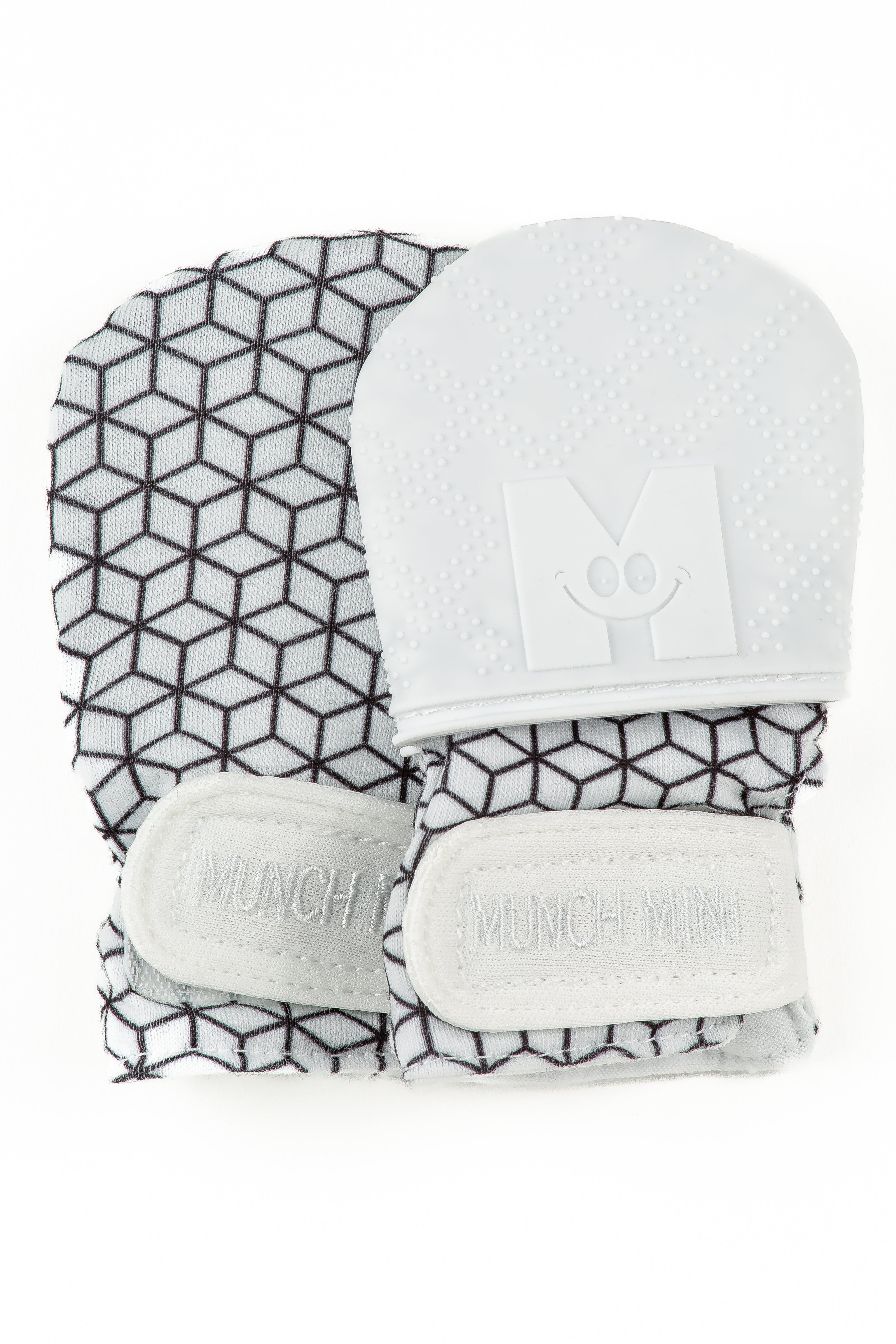 Malarkey Kids Munch Mitts Black & White Geo
