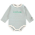Souris Mini Cream Long Sleeve with Green Stripes