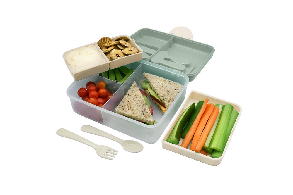 melii 2 Tier Pink Bento Box