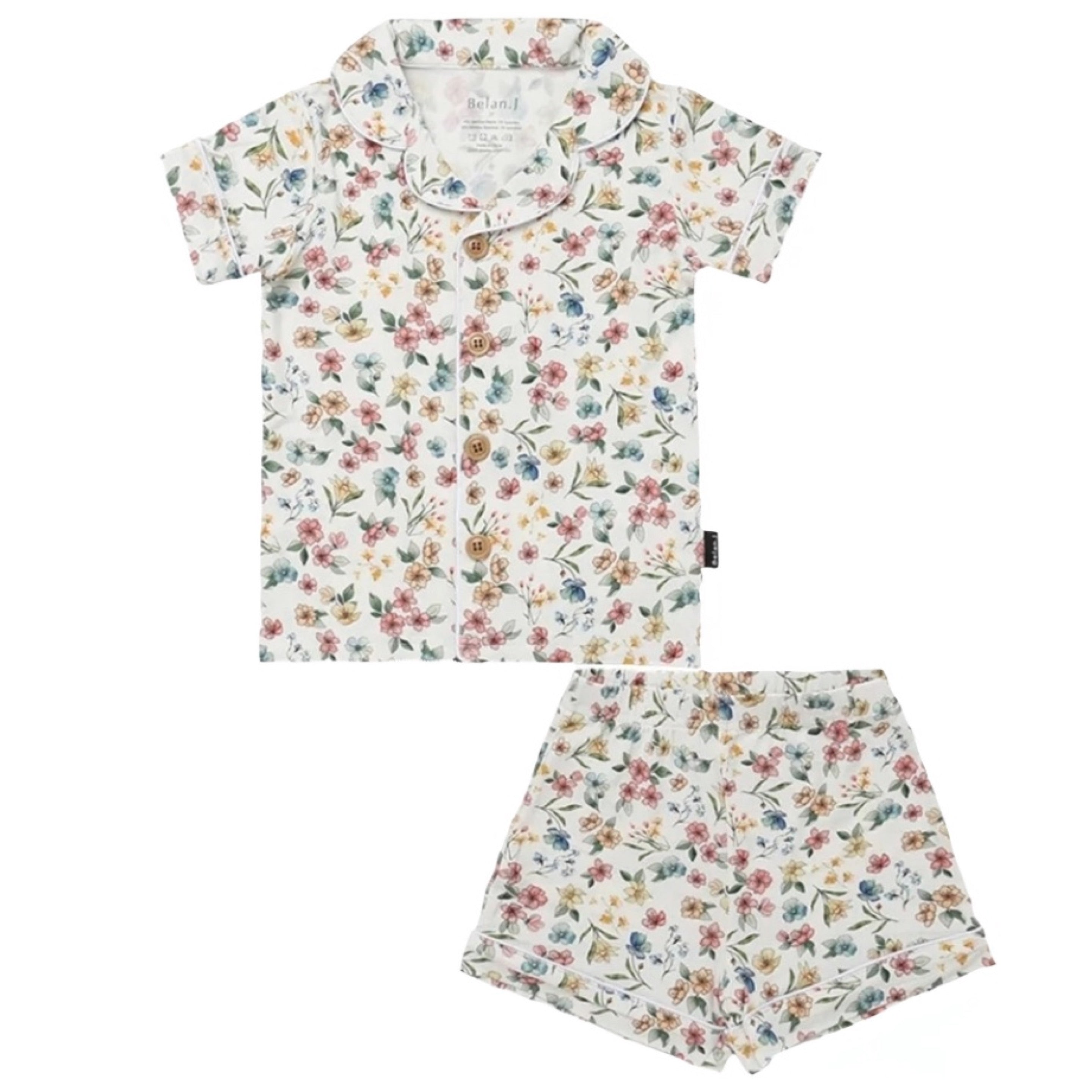 Belan J Spring Meadow Classic Short Sleeve PJ Set