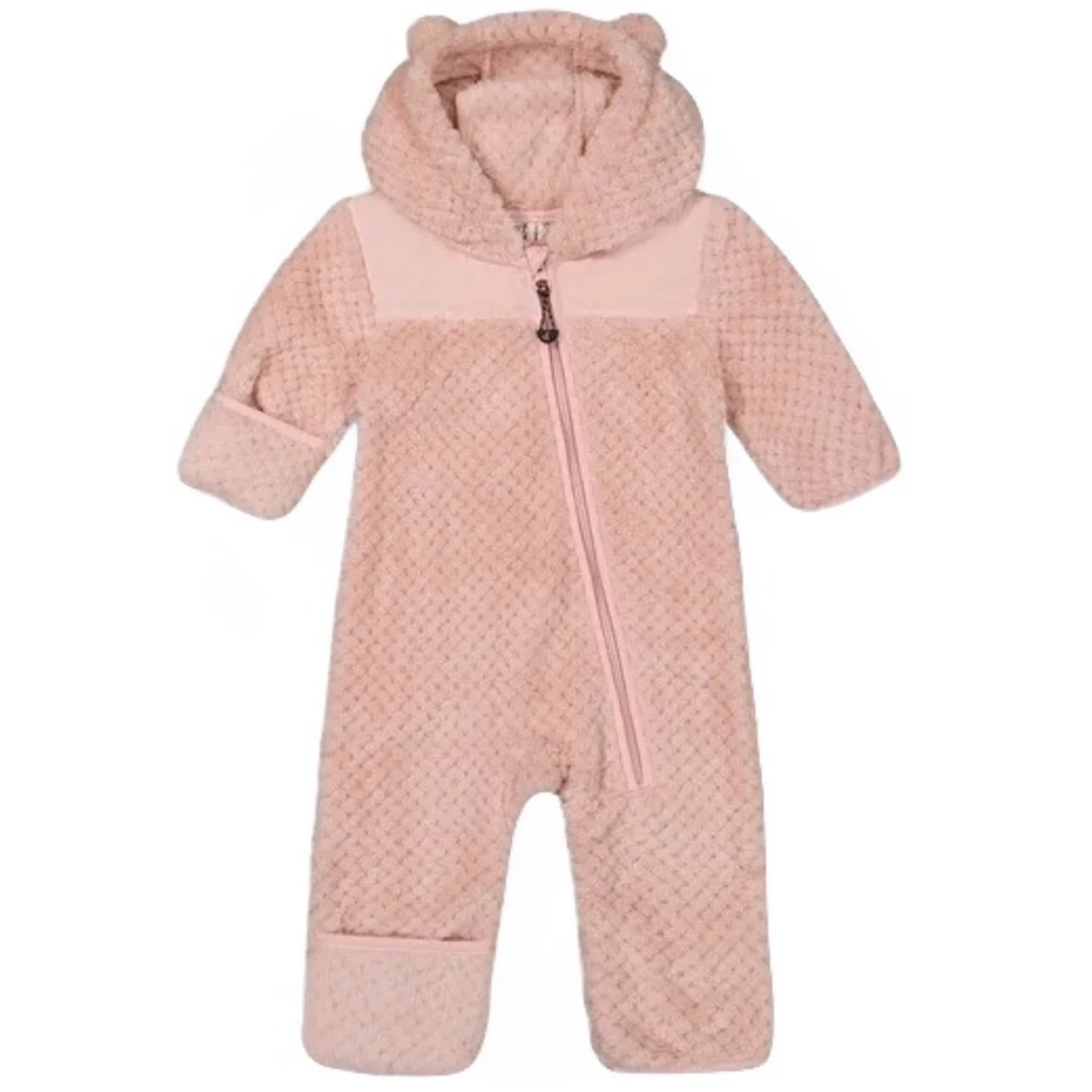 Deux Par Deux Pink Plush One Piece