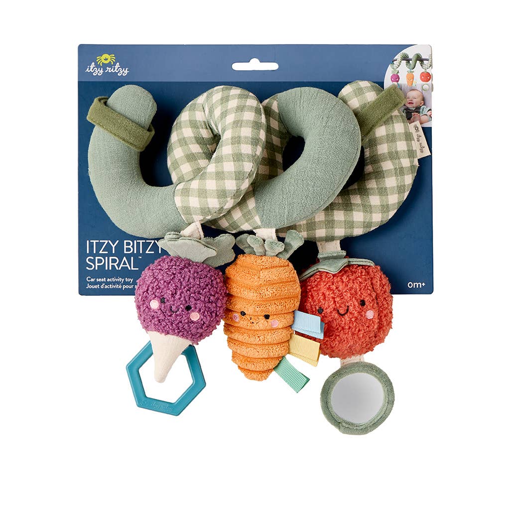 Itzy Ritzy Pastel Itzy Bitzy Spiral Car Seat Activity Toy