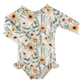 Current Tyed Clothing - The Brooklyn Ruffle Rashguard Swimsuit