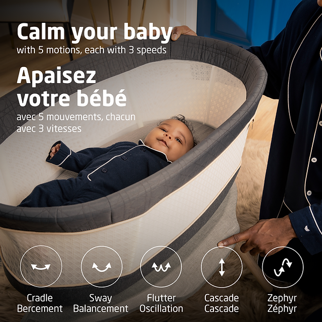 Maxi Cosi Starling Smart Bassinet Onyx Heritage - Online Exclusive