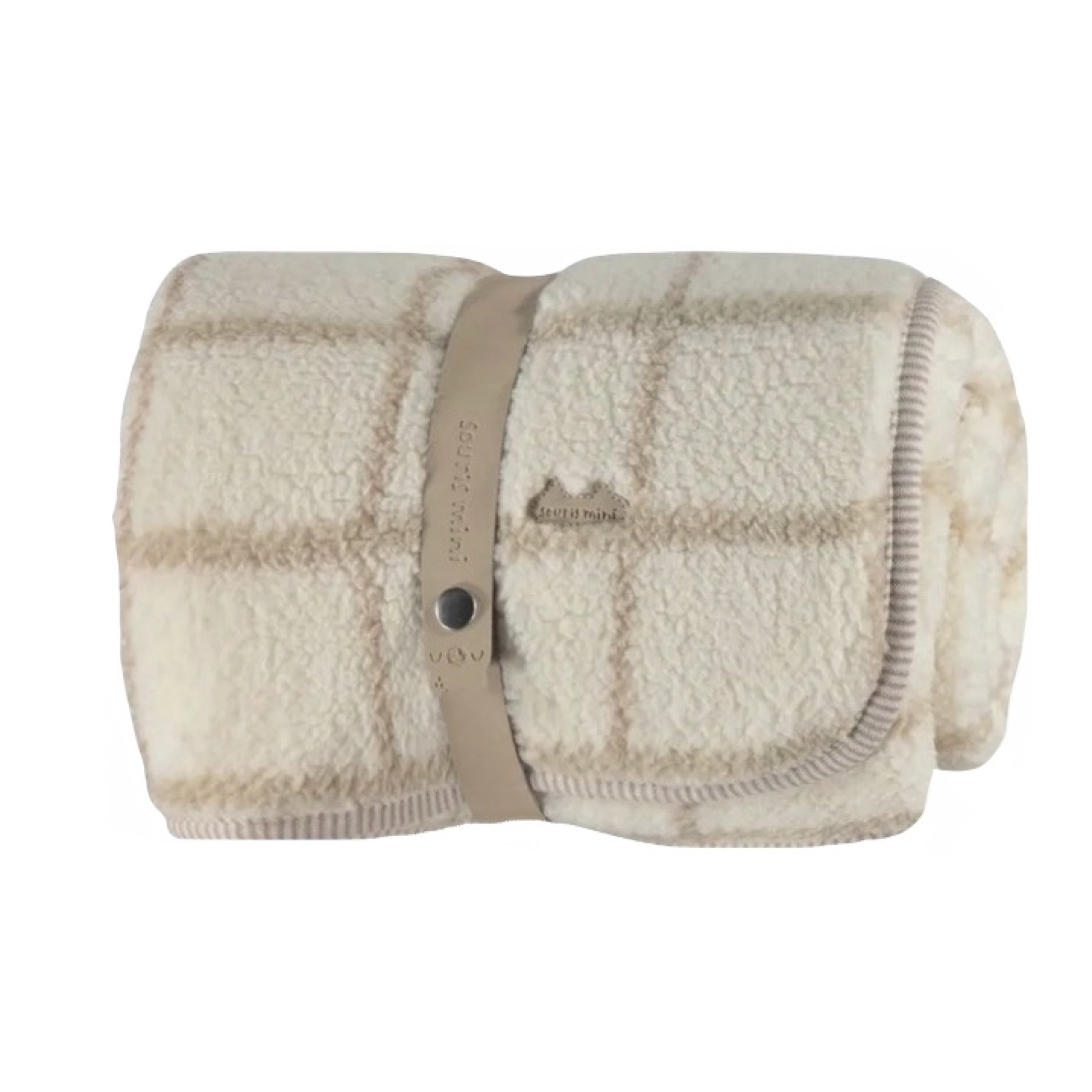 Souris Mini Cream Sherpa Blanket