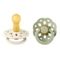 BIBS Ivory/Sage Boheme Latex Pacifiers