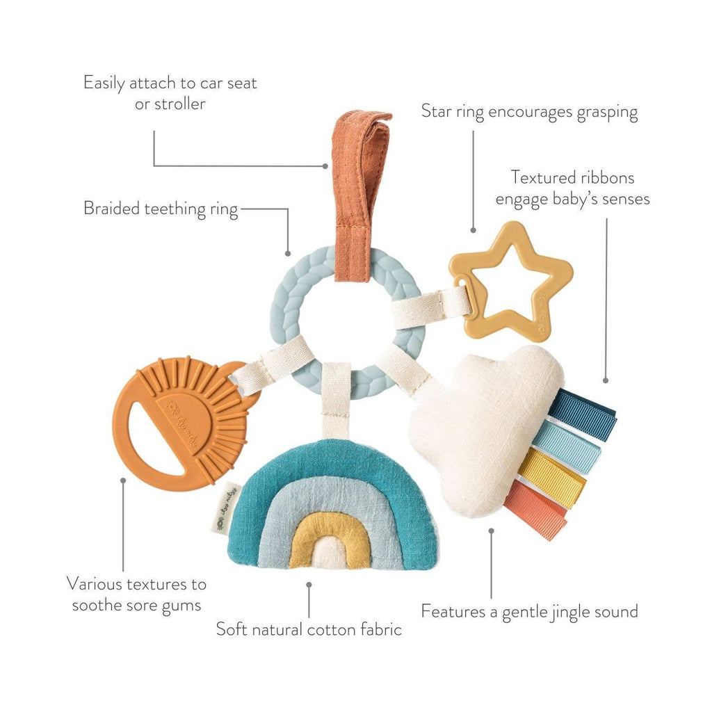 Itzy Ritzy Bitzy Busy Ring Bunny Teething Activity Toy