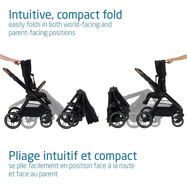 Maxi Cosi Oxford Stroller Essential Black - Online Exclusive