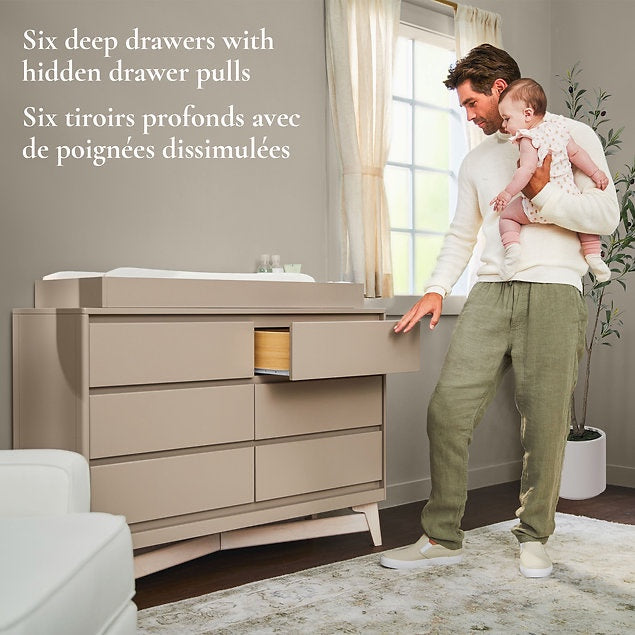 Little Seeds Pala 6 Drawer Dresser White - Online Exclusive