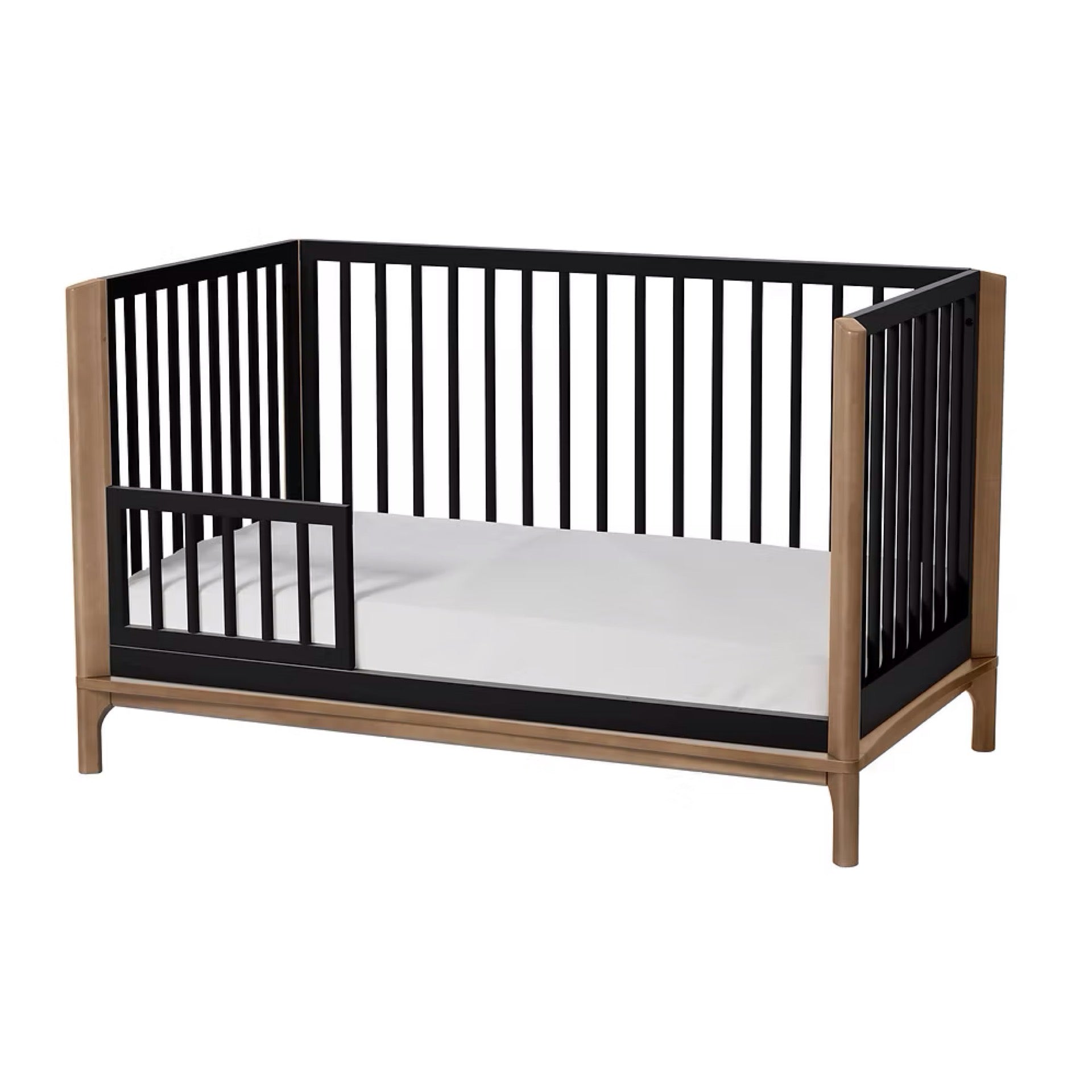 Little Seeds Toddler Guardrail (Spindle) Laurel Collection Black - Online Exclusive