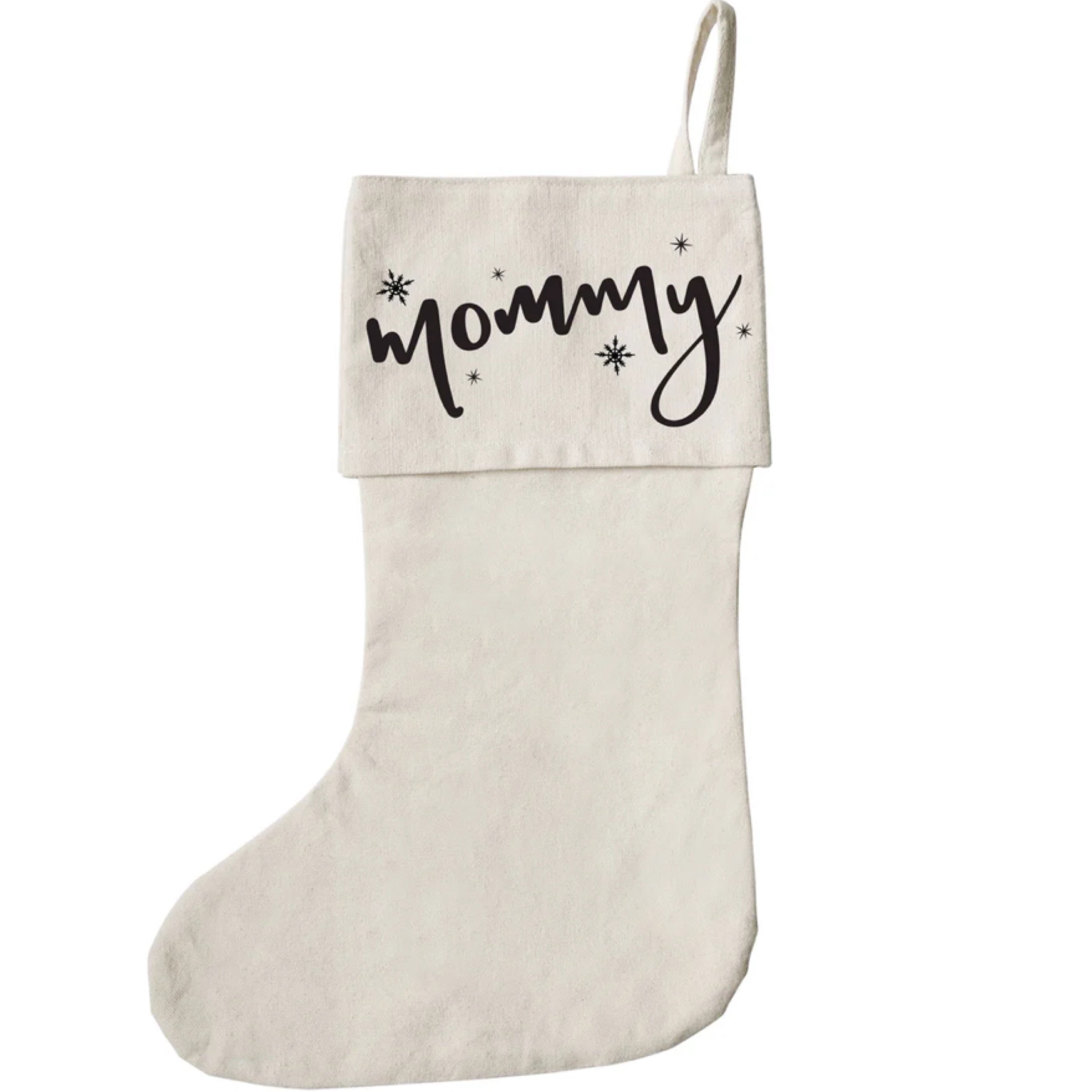 The Cotton & Canvas Co. Mommy Christmas Stocking