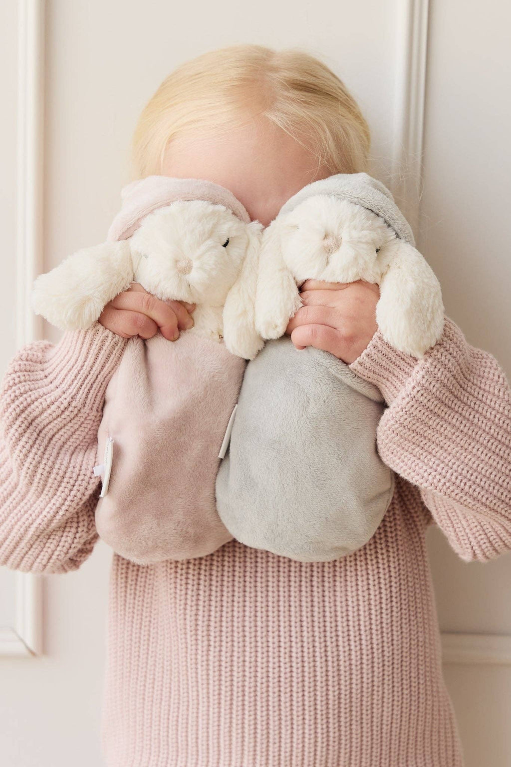 Snuggle Bunnies Plush Sleeping Penelope - Blush