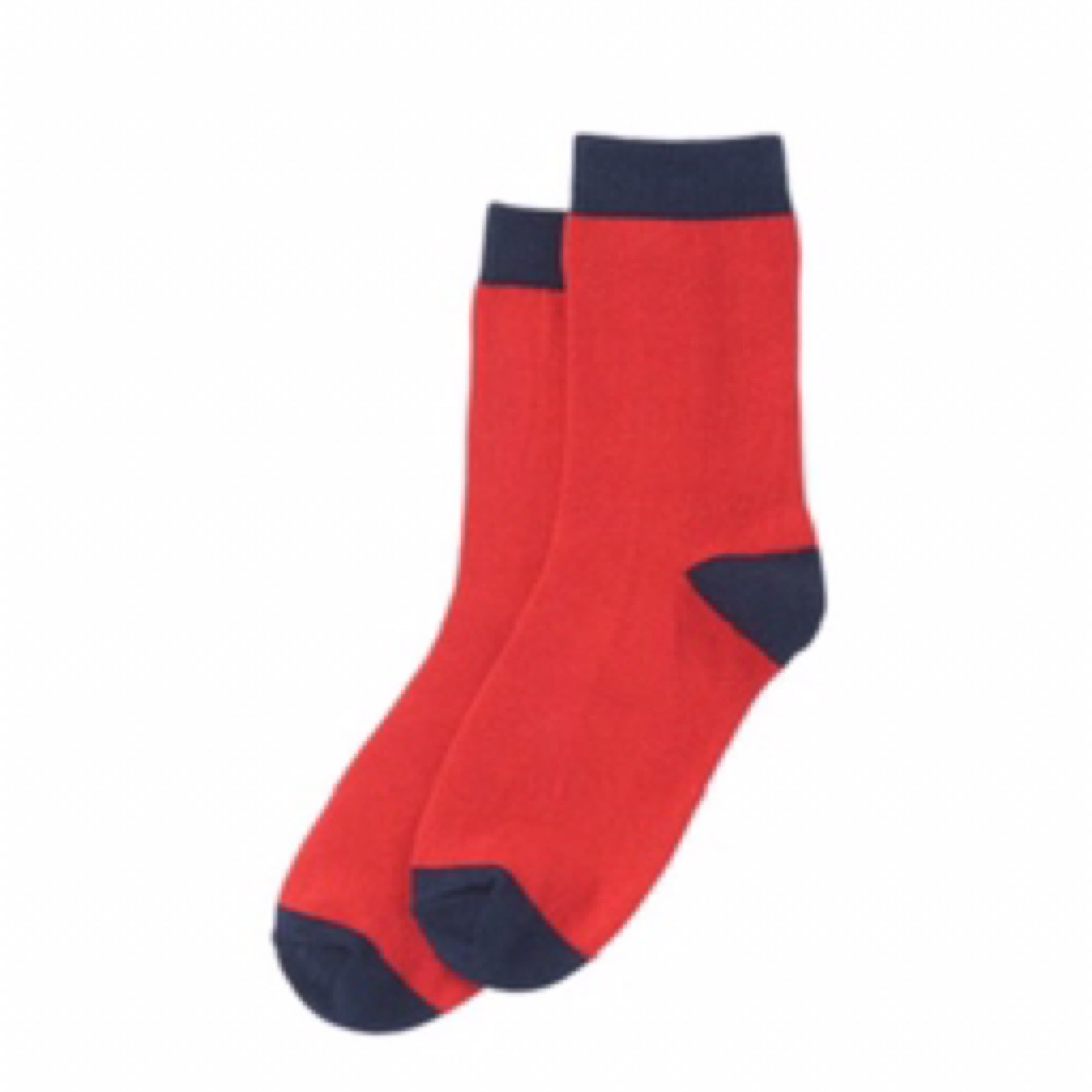 Hatley Red & Navy Kids Crew Sock