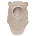 Huttelihut 2601 Sand Melange Balaclava Pointed Ears Wool