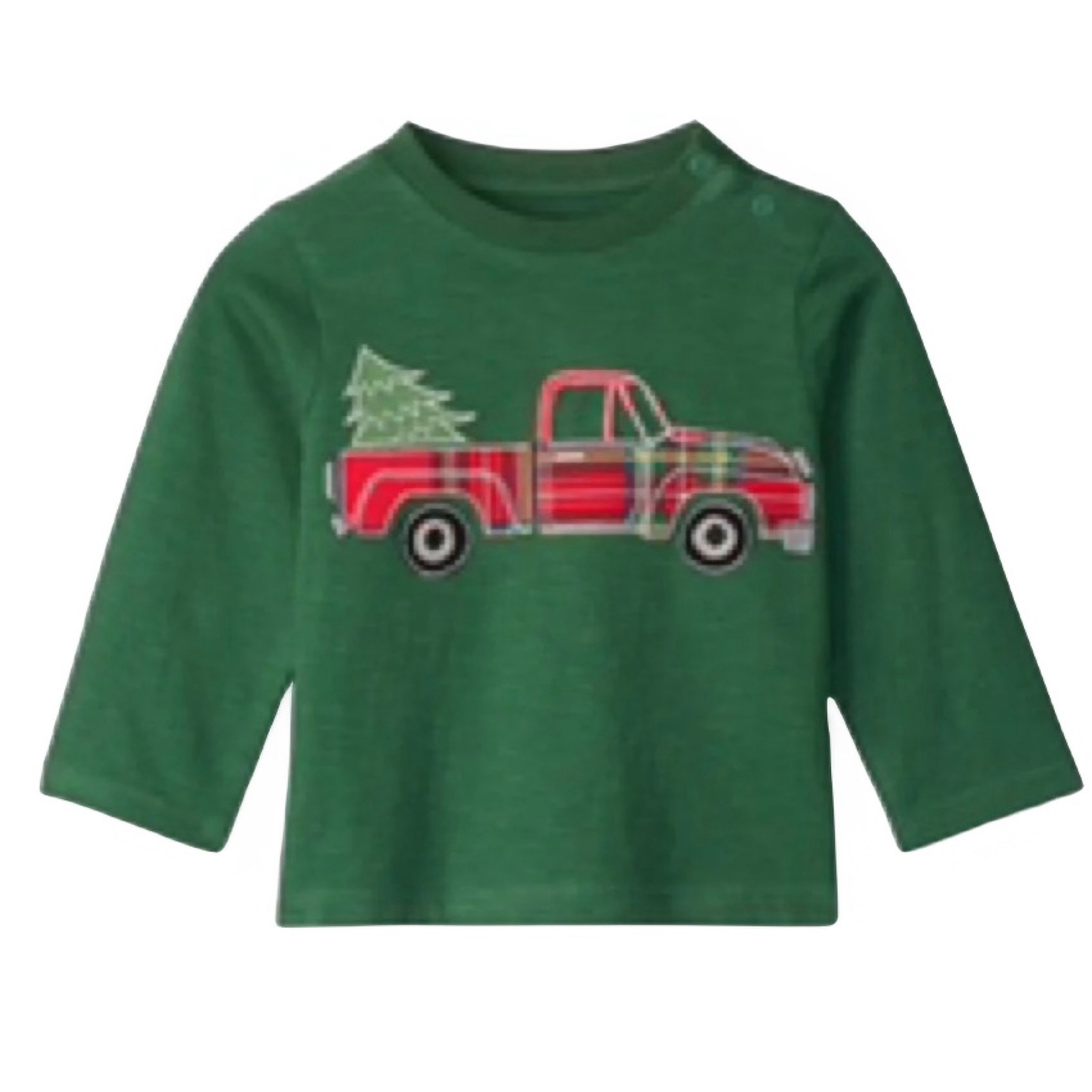 Hatley Red Plaid Truck Long Sleeve