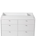 Little Seeds KD Double Dresser Topper Change Table Top White (Laurel and Aster) - Online Exclusive