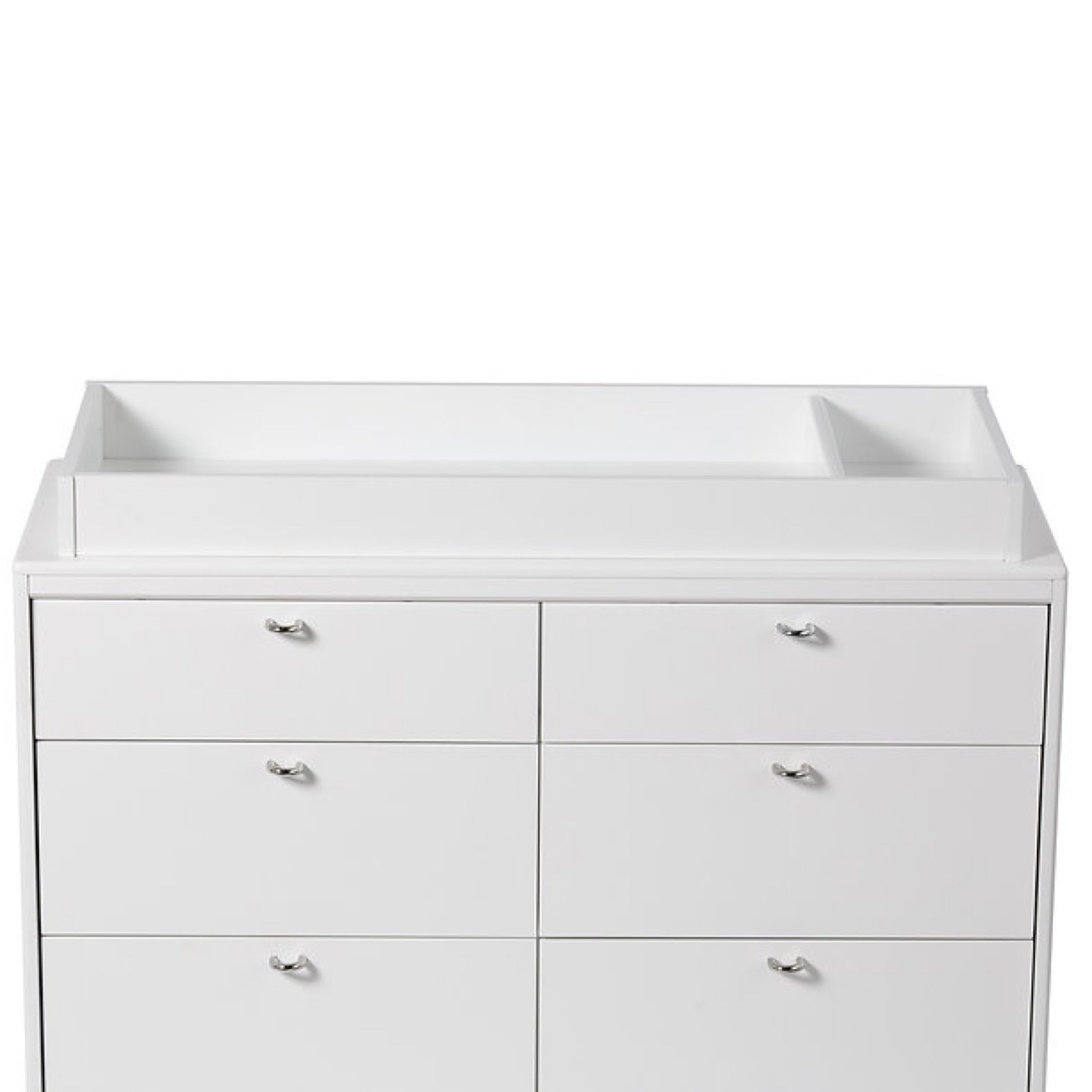 Little Seeds KD Double Dresser Topper Change Table Top White (Laurel and Aster) - Online Exclusive