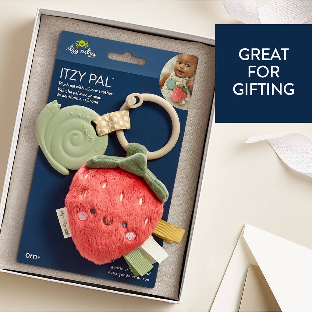Itzy Ritzy Itzy Pal Cow Plush + Teether