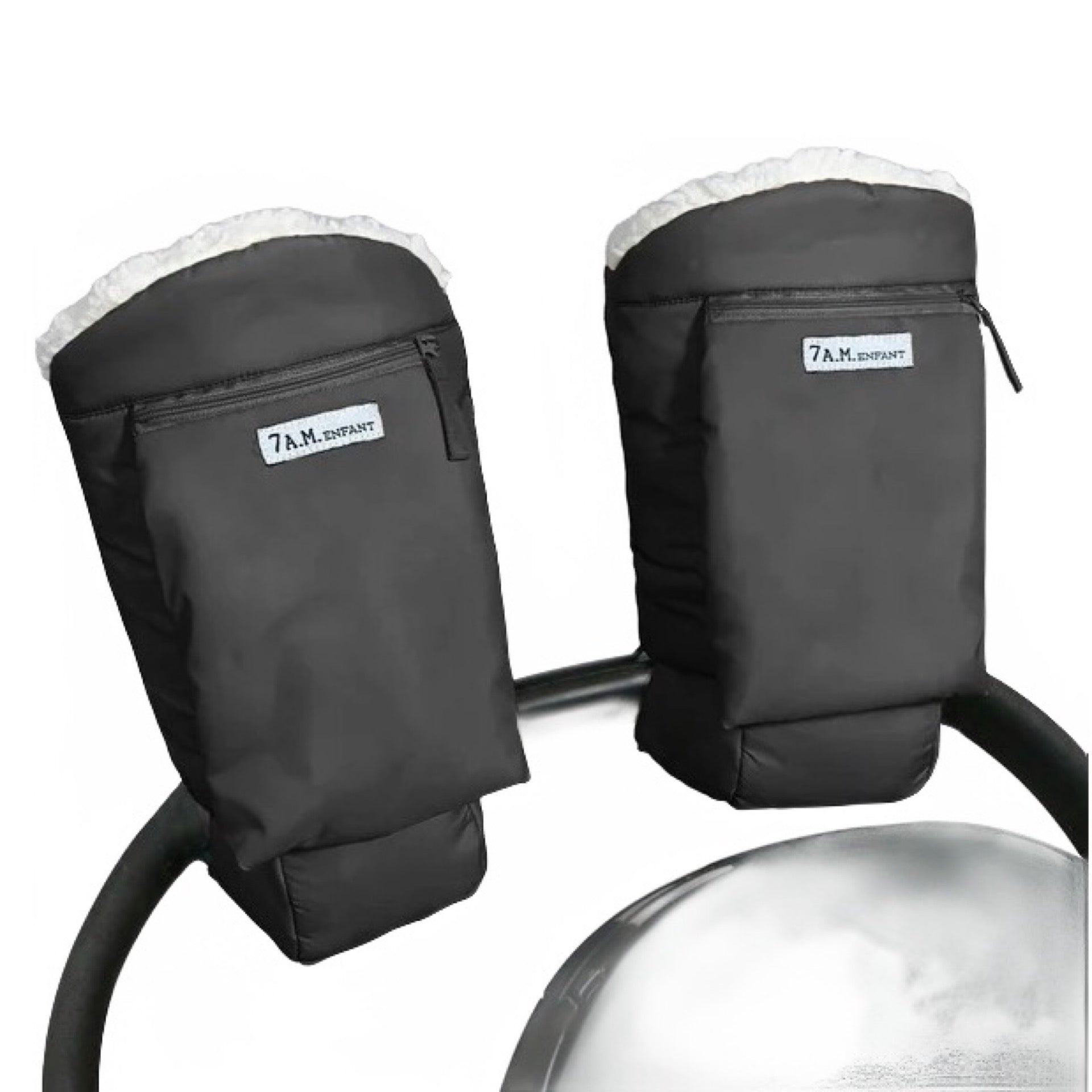 7AM Oslo Cloud Warmmuffs Black - Online Exclusive