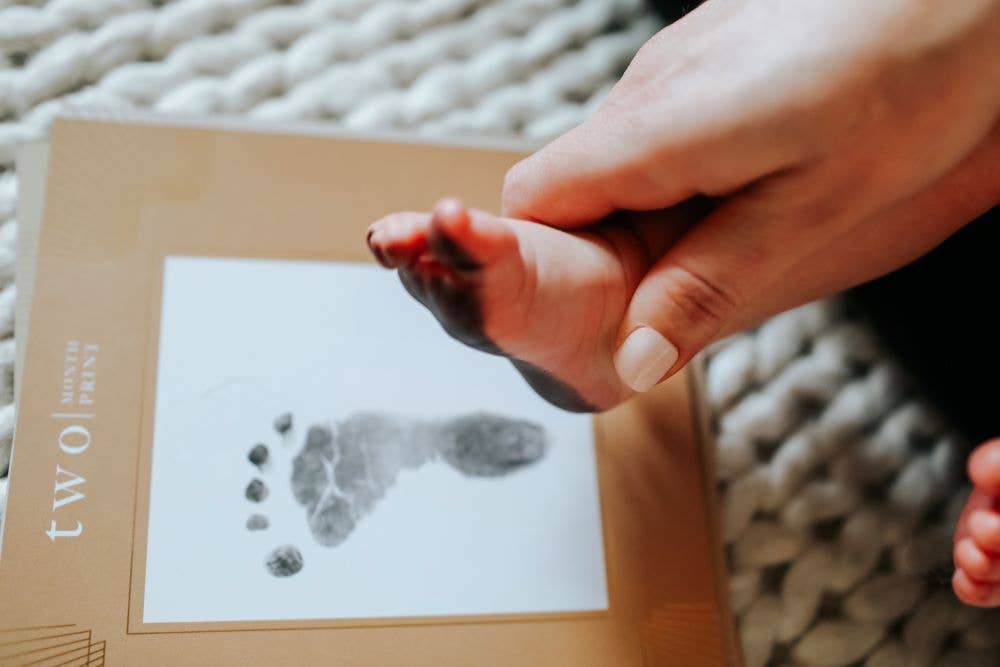 Lucy Darling My Foot Book Footprints through the first year