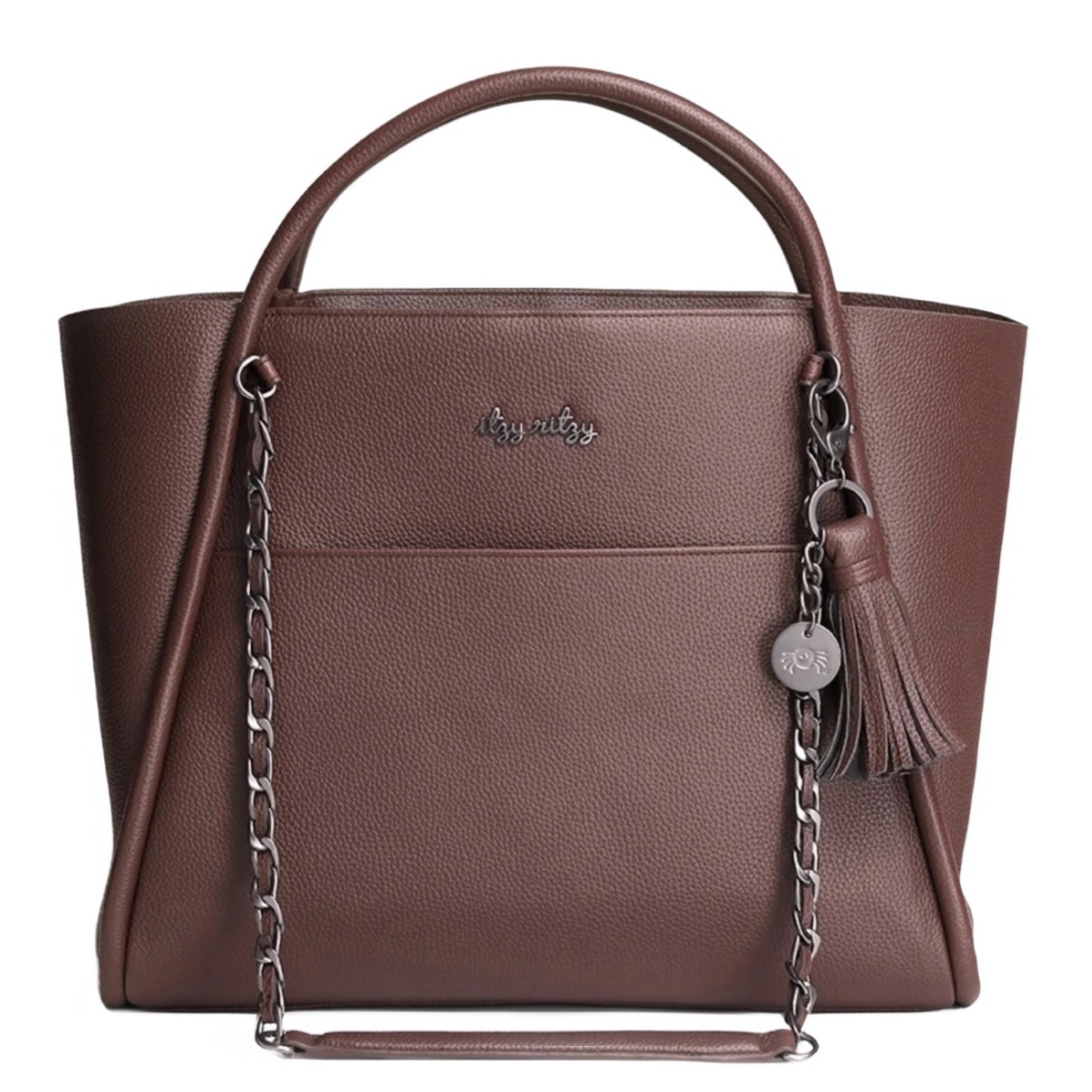 Itzy Ritzy Espresso Boss Tote Diaper Bag - Online Exclusive