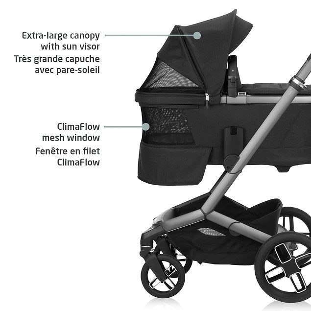 Maxi Cosi Fame Carry Cot Twillic Black - Online Exclusive