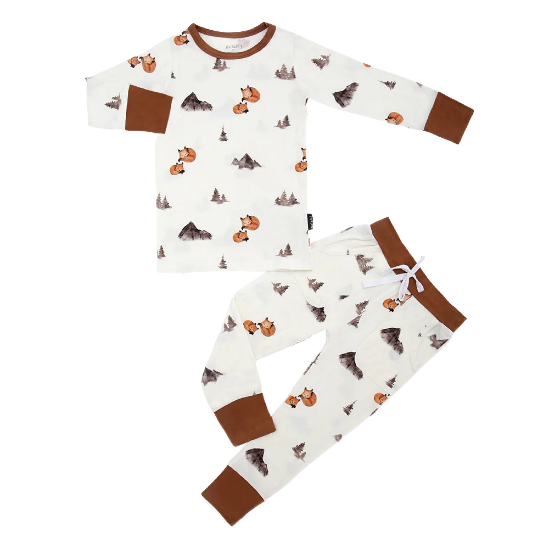 Belan J Foxes Long Sleeve PJ Set