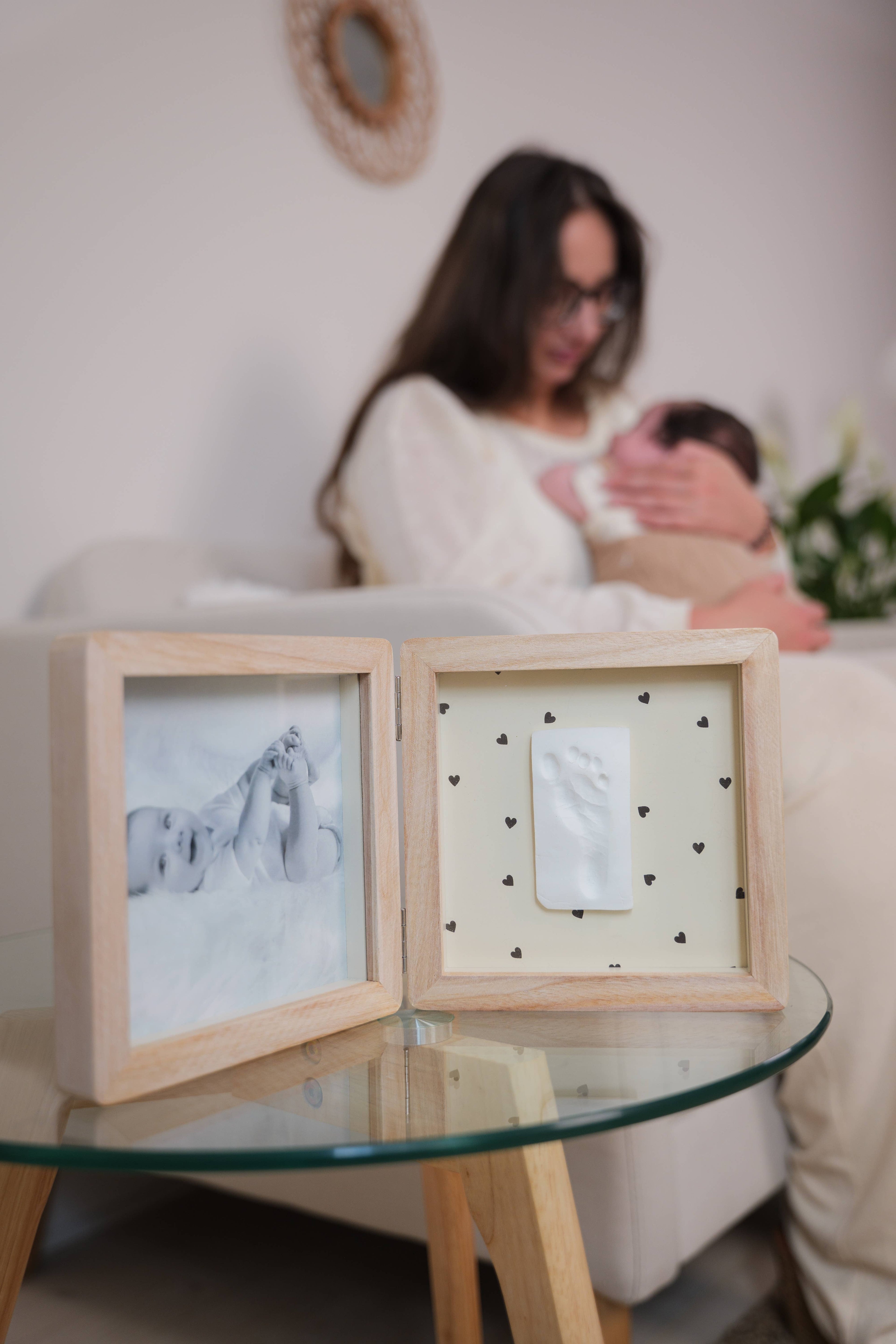 Petit Artichaut Double Frame - Pretty Hearts Imprint Frame
