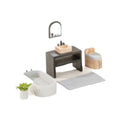 Coco Village Wooden Bathroom Furniture & Accessories (6 pieces)