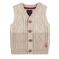 Souris Mini Beige Cable Knit Vest