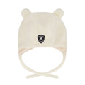 Deux Par Deux Off White Lined Baby Sherpa Hat