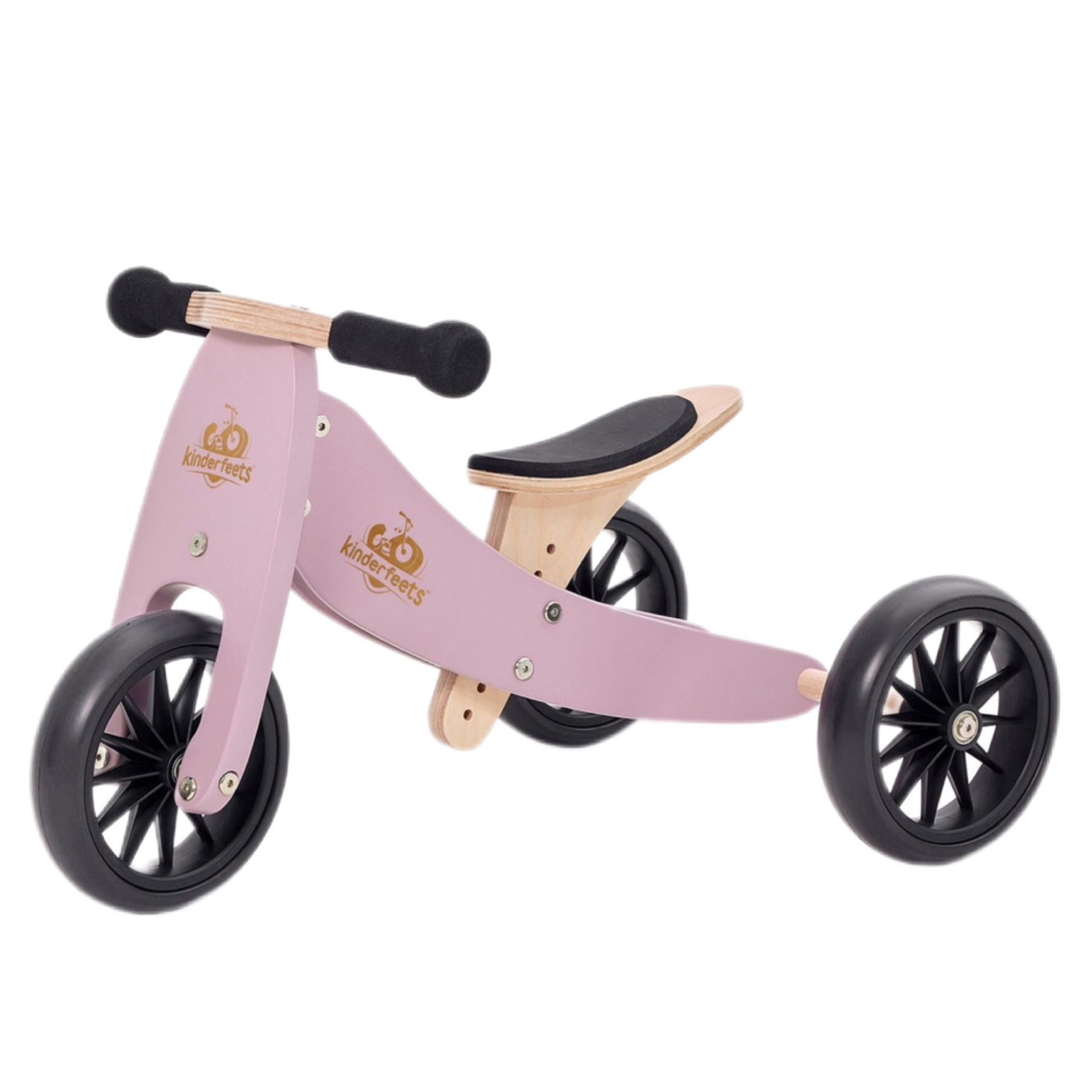 Kinderfeets Tiny Tot 2-in-1 Tricycle & Balance Bike Lavender
