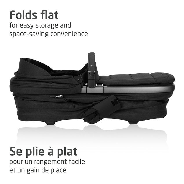 Maxi Cosi Fame Carry Cot Twillic Black - Online Exclusive