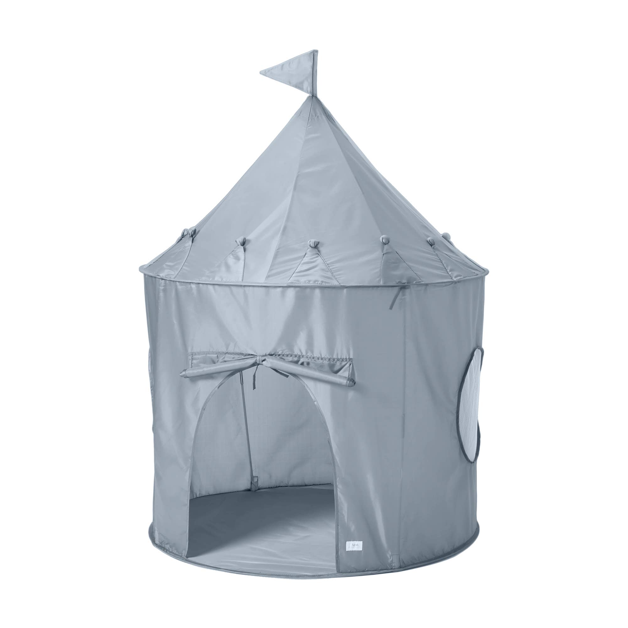 3 Sprouts Kids Play Tent Castle with Recycled Fabric - Misty Pink