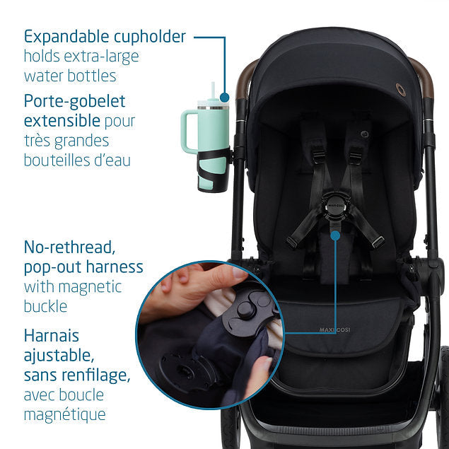 Maxi Cosi Oxford Stroller Essential Black - Online Exclusive