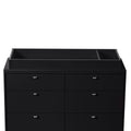 Little Seeds KD Double Dresser Topper Change Table Top Black (Laurel and Aster) - Online Exclusive