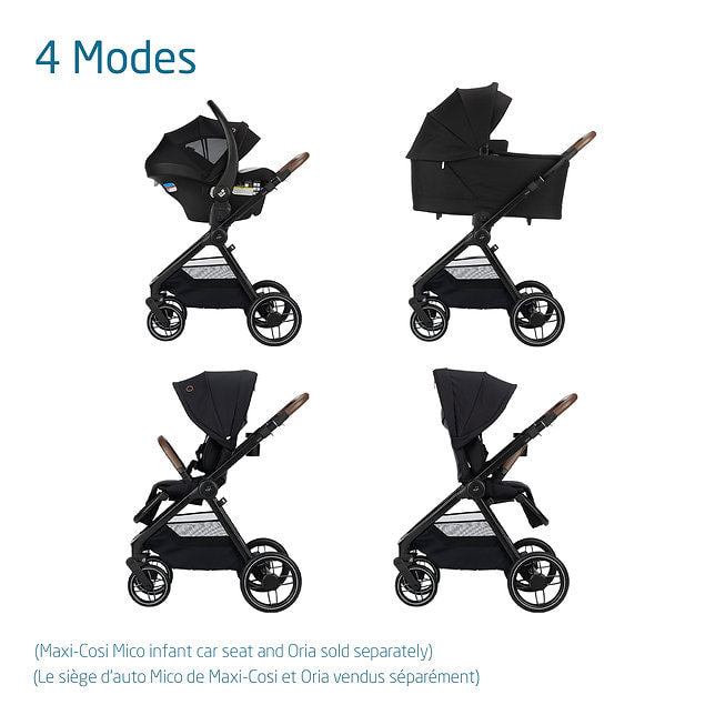 Maxi Cosi Oxford Stroller Essential Black - Online Exclusive