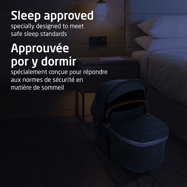 Maxi Cosi Fame Carry Cot Twillic Green - Online Exclusive