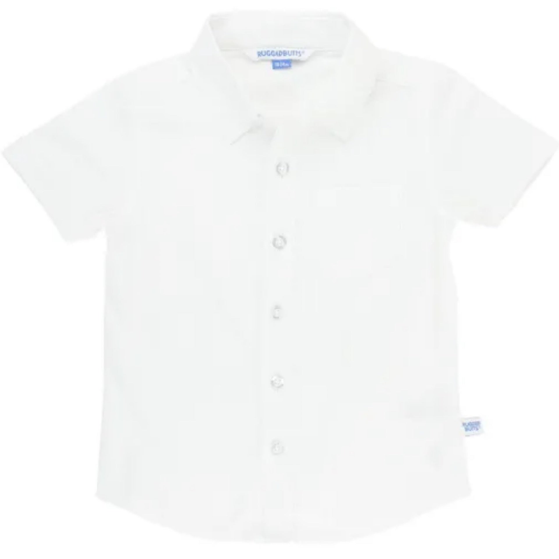 RuggedButts Dobby Short Sleeve Shirt - White