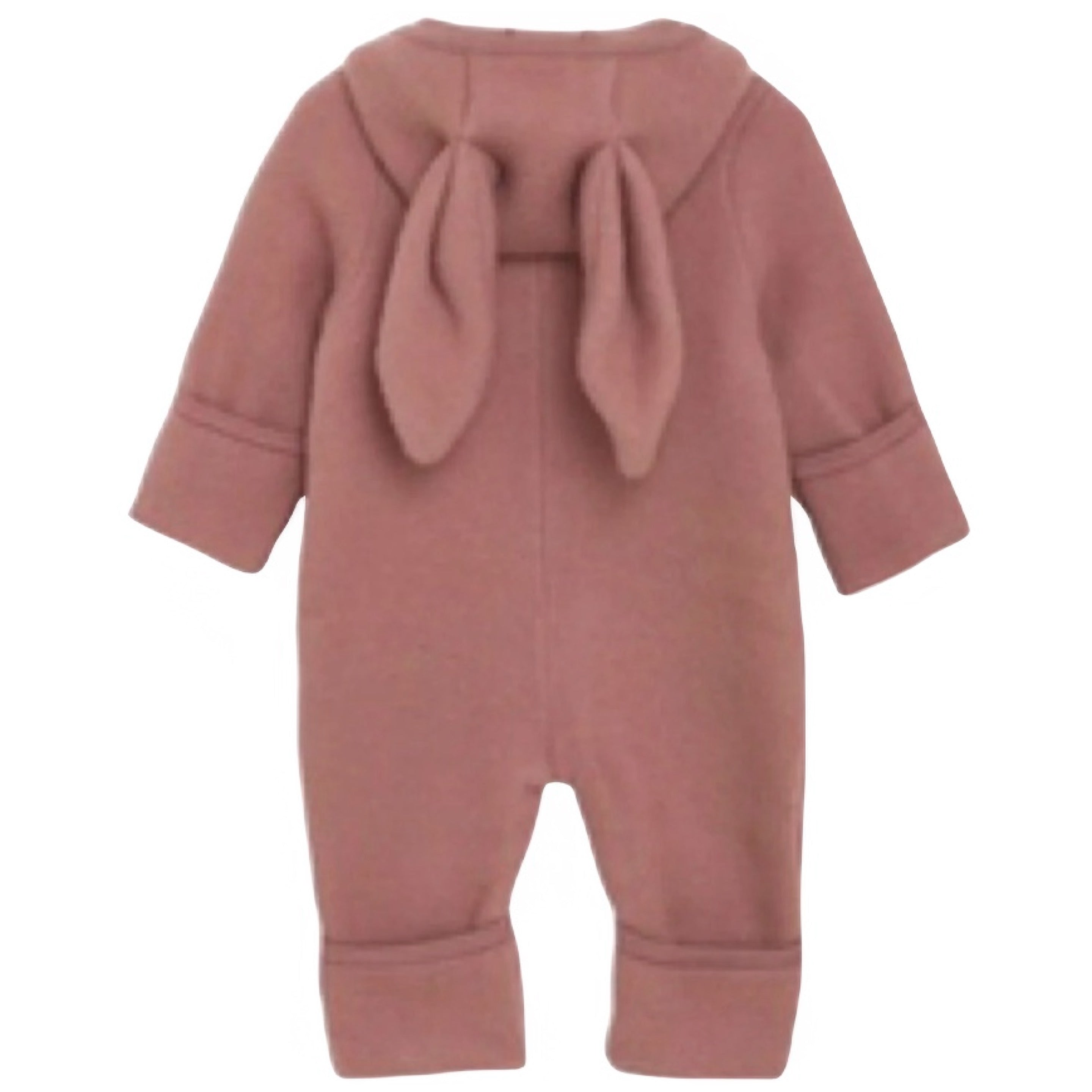 Huttelihut 4330 Burlwood Pram Suit Bunny Ears Wool Fleece