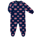 NHL Montreal Canadians Long Sleeve Footie - Navy