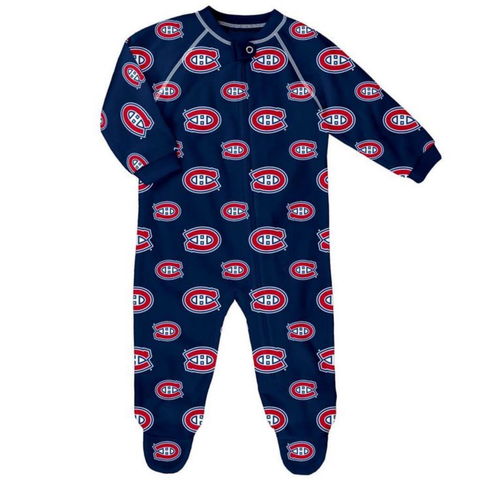 NHL Montreal Canadians Long Sleeve Footie - Navy