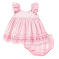 Souris Mini Pink Gingham Dress & Bloomers