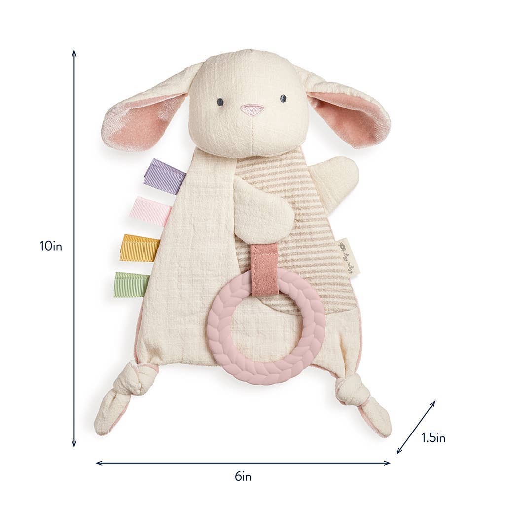 Itzy Ritzy Bitzy Crinkle Bunny Sensory Toy With Teether