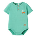 Souris Mini Green Onesie with Illustration
