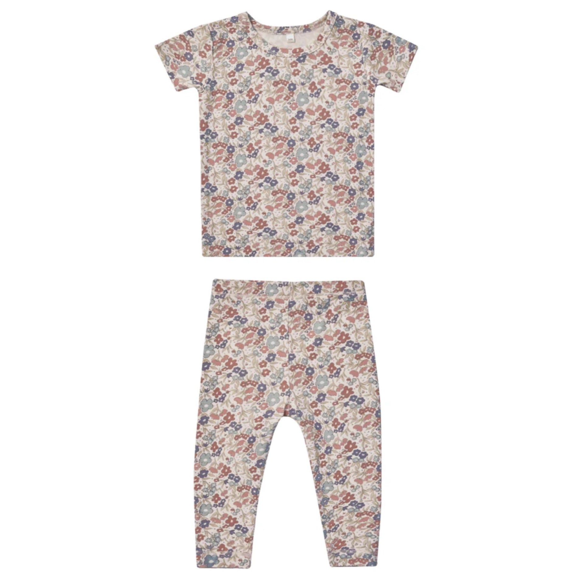 Quince Mae Bloom Bamboo Short Sleeve Pajama Set