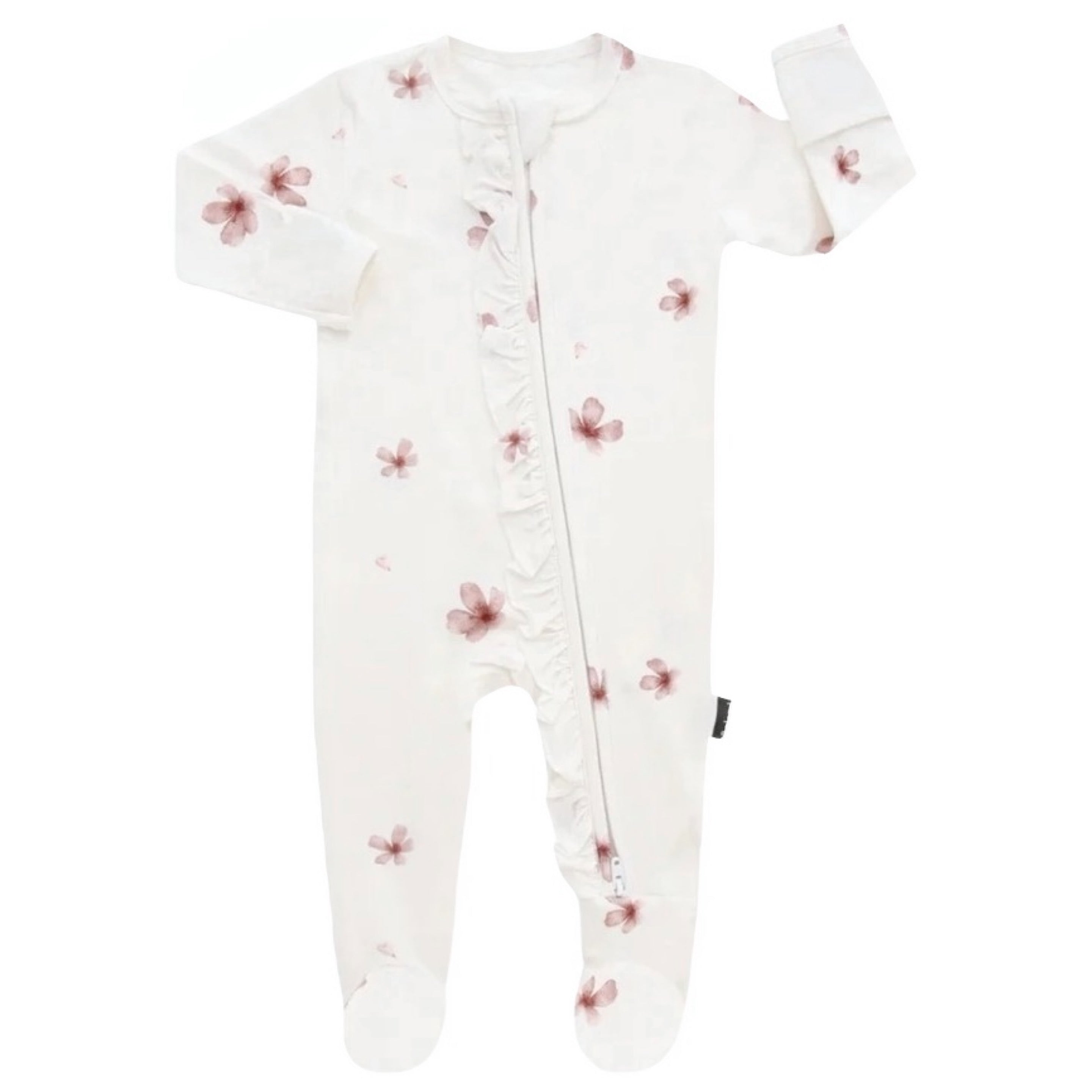 Belan J Petals Ruffled Footed One Piece